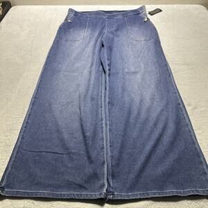 Y2K 2000s Deadstock Beyond Baggy Jeans Women XL 37x30 Hamilton Wide Baggie Loose